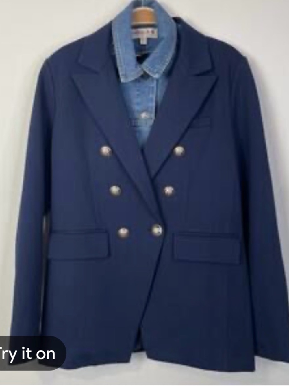 Anthropologie Dolan Miller Navy Dickie Blazer Jacket Size XXS NWT - Picture 4 of 9
